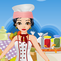 Free online html5 games - Chef Girl Dress Up