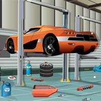Free online flash games - KnfGame Car Workshop Escape game - Games2Dress 